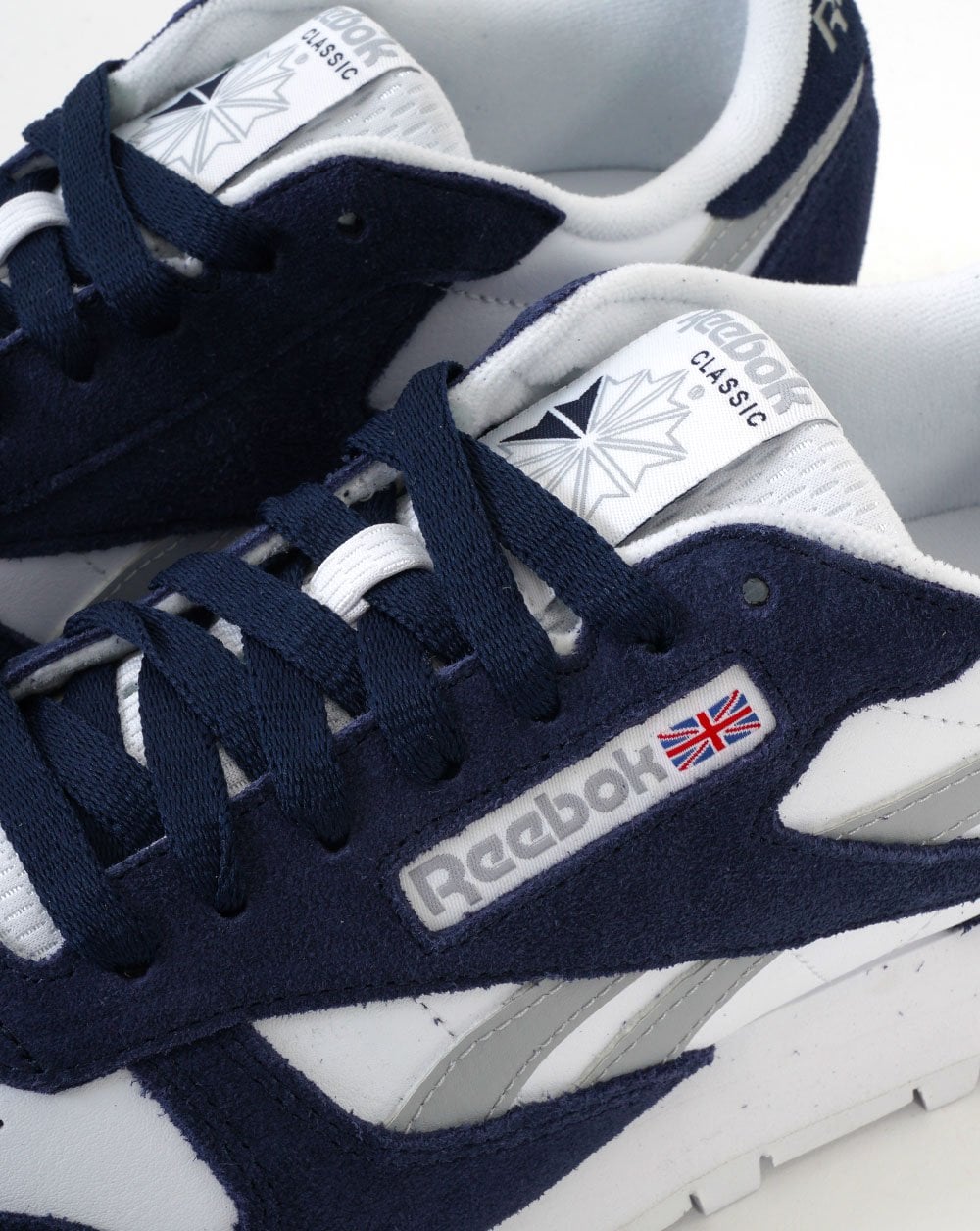 Reebok Classic Leather Sneakers Marineblau/Weiß/Grau
