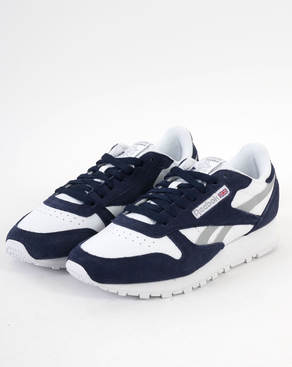 Reebok Classic Leather Sneakers Marineblau/Weiß/Grau