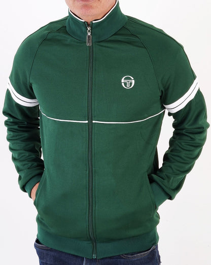 Sergio Tacchini Star Track Top Dunkelgrün/Weiß