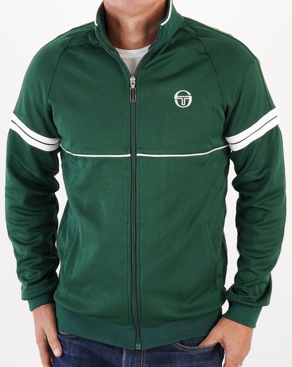 Sergio Tacchini Star Track Top Dunkelgrün/Weiß