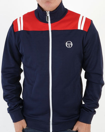 Sergio Tacchini Ice Cap Tracktop Marineblau/Rot