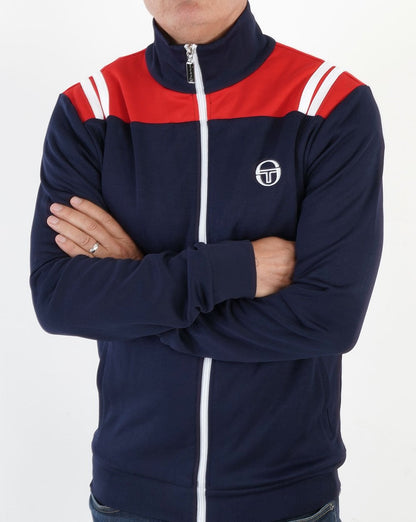 Sergio Tacchini Ice Cap Tracktop Marineblau/Rot