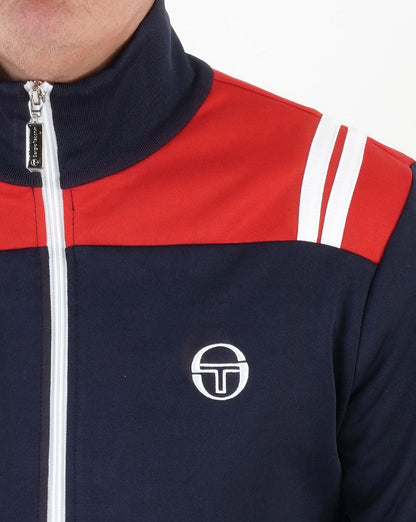 Sergio Tacchini Ice Cap Tracktop Marineblau/Rot