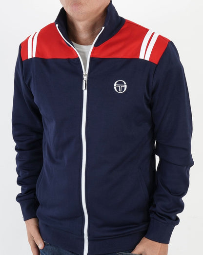 Sergio Tacchini Ice Cap Tracktop Marineblau/Rot