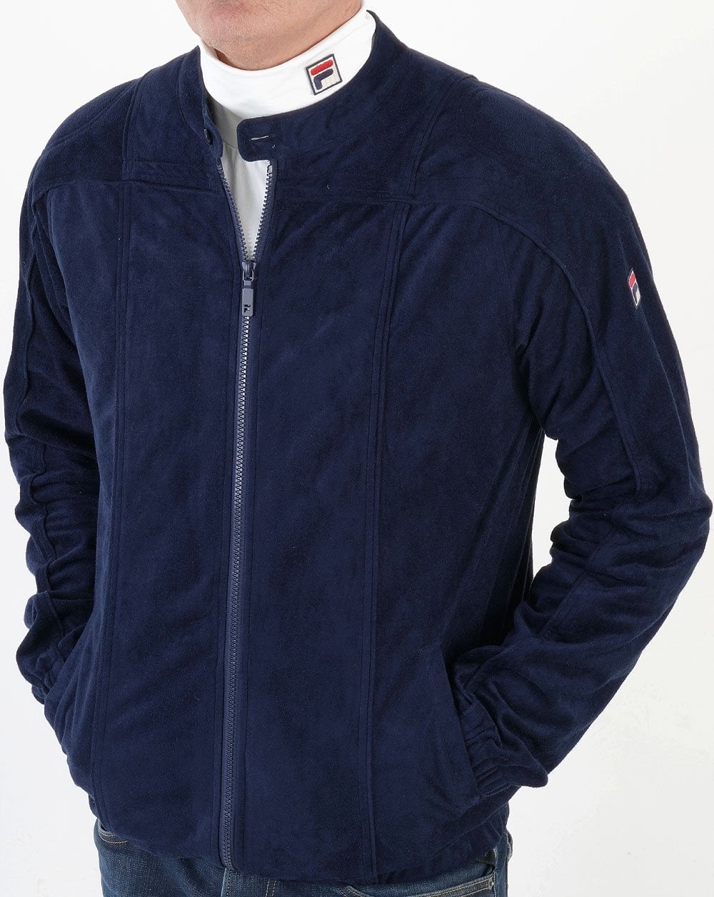 Fila Vintage Terrinda Mk3 Trainingsjacke, Marineblau