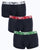 Emporio Armani 3 Pack Boxer Shorts Marine/Red/Green