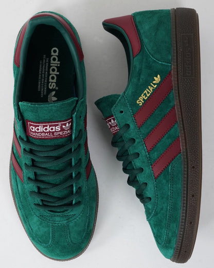 Adidas Spezial Trainer Tiefgrün / Burgunderrot