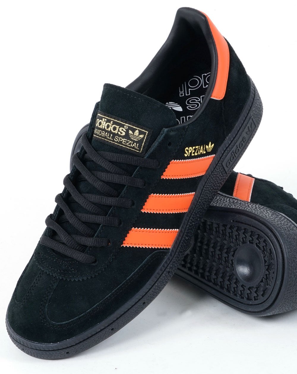 Adidas Spezial Trainers Black/Orange
