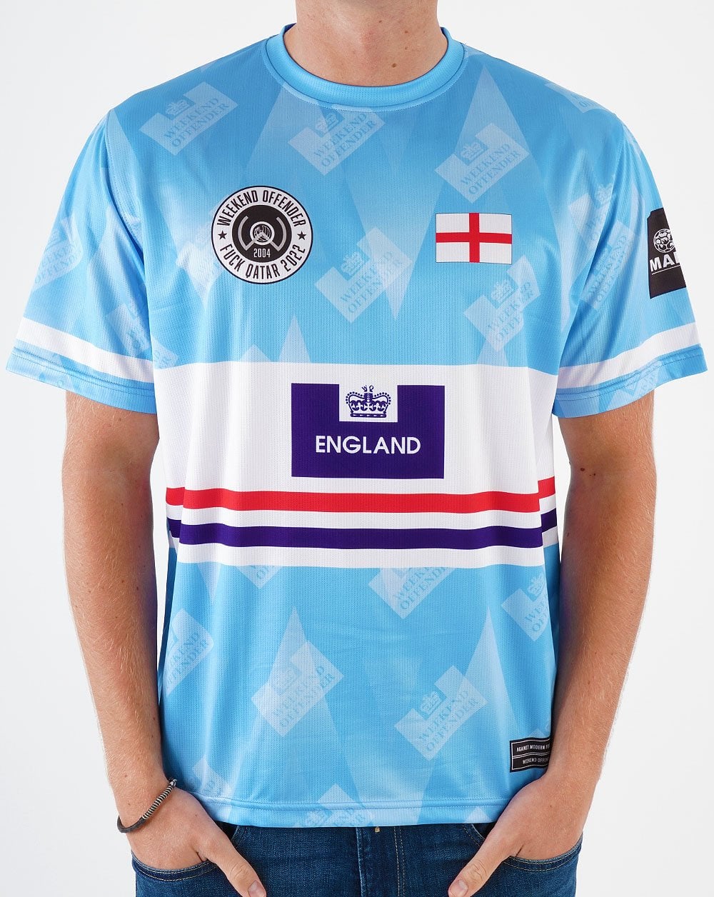 Weekend Offender England Fußballtrikot Blau