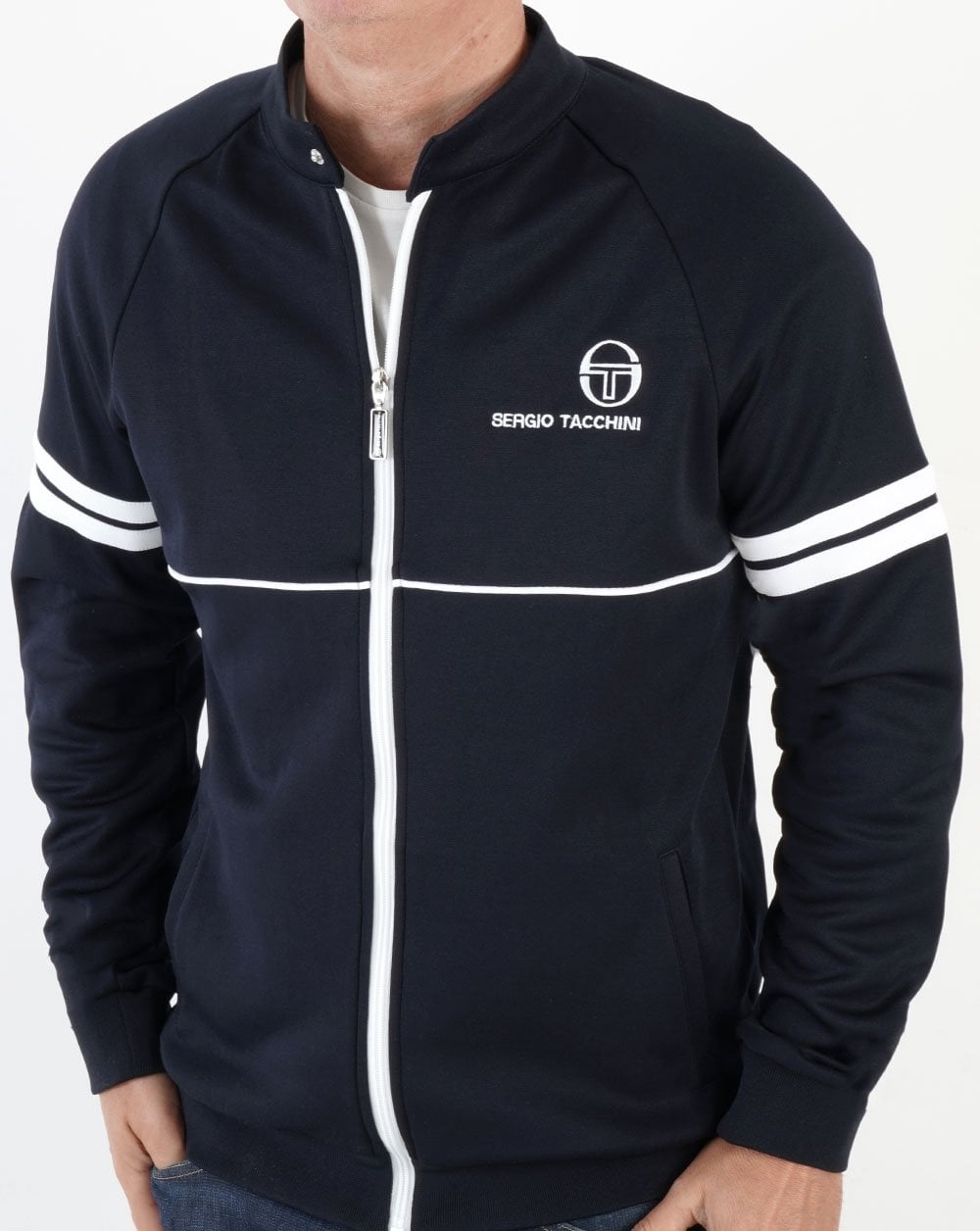 Sergio Tacchini Orion B Track Top Navy/White
