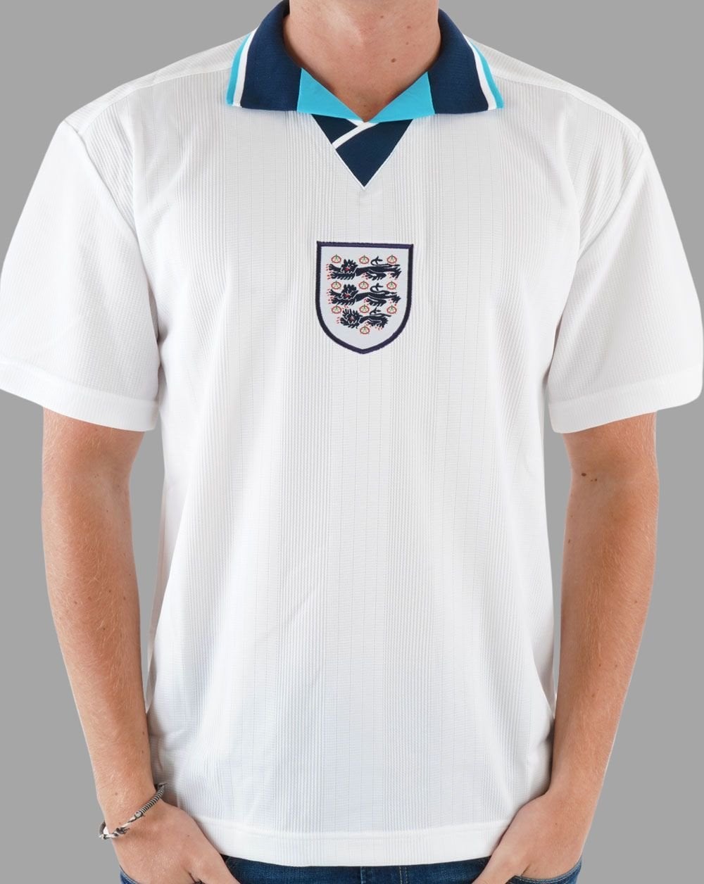 England EM 96 Trikot Weiß