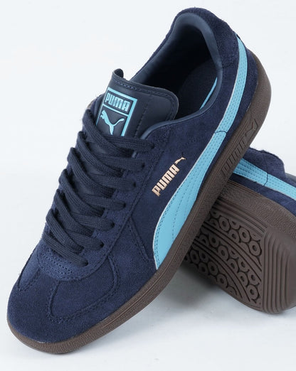 Puma Army Suede Trainer Marineblau/Aquablau