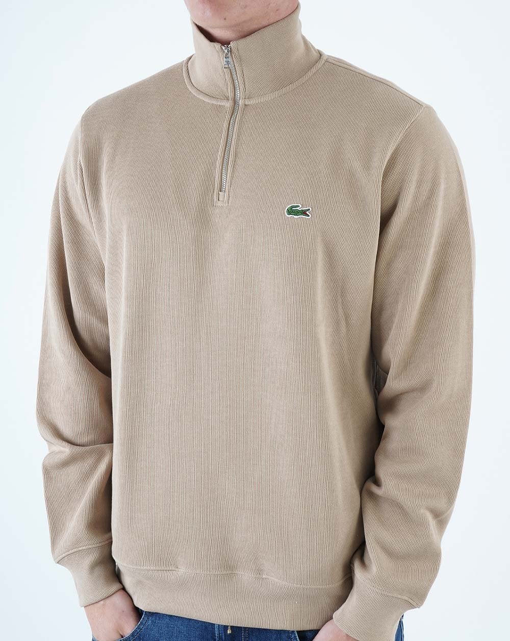 Lacoste – Wiener Sweatshirt mit halbem Reißverschluss