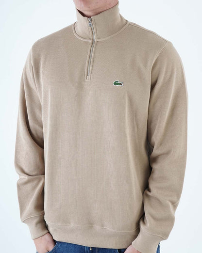 Lacoste – Wiener Sweatshirt mit halbem Reißverschluss