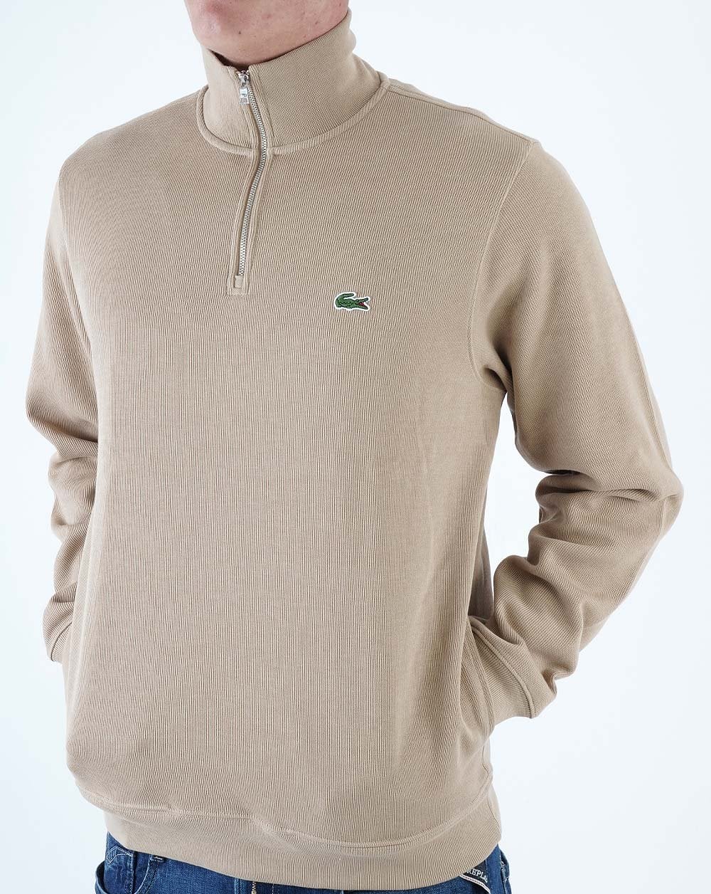 Lacoste – Wiener Sweatshirt mit halbem Reißverschluss