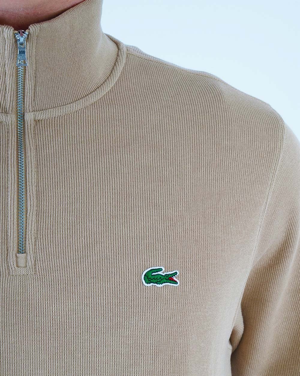 Lacoste – Wiener Sweatshirt mit halbem Reißverschluss