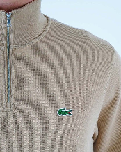 Lacoste – Wiener Sweatshirt mit halbem Reißverschluss