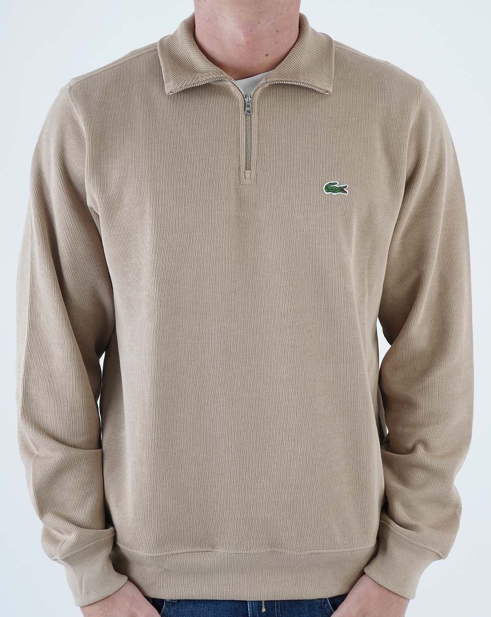 Lacoste – Wiener Sweatshirt mit halbem Reißverschluss