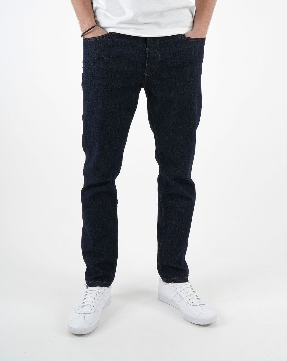 Marshall Artist – Schmal zulaufende Jeans in Indigo-Spülung