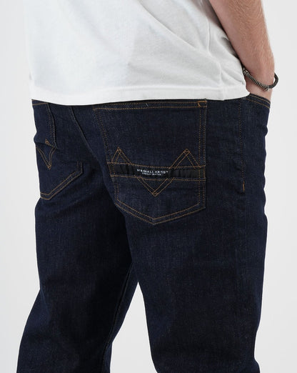 Marshall Artist – Schmal zulaufende Jeans in Indigo-Spülung