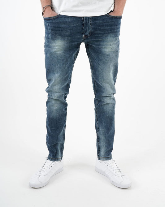 Marshall Artist Marshall Artist – Schmal zulaufende Jeans in Vintage-Waschung
