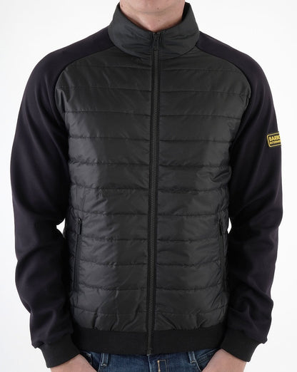 Barbour International Wharf Steppjacke Schwarz