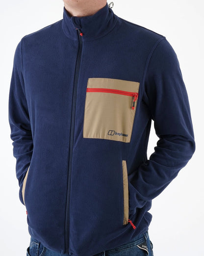 Berghaus Aslam Micro Fleece Jacke Marine/Sand