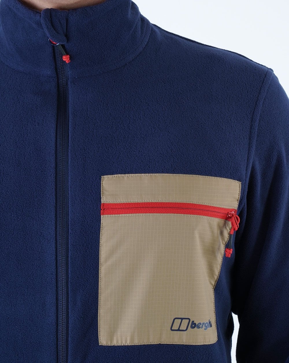 Berghaus Aslam Micro Fleece Jacke Marine/Sand