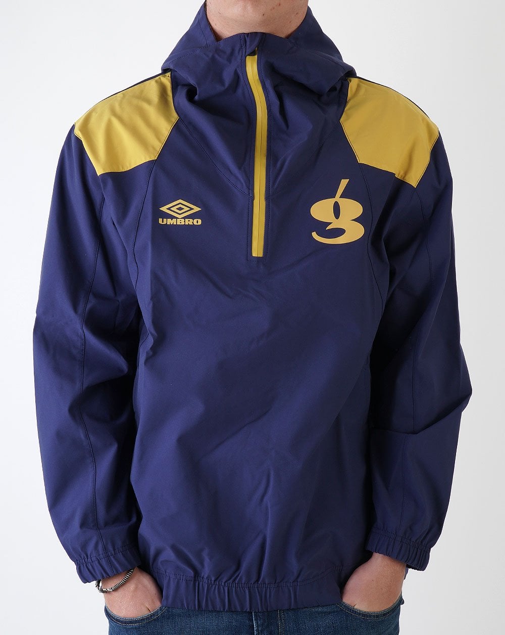 Umbro X Gio Goi Nautical Smock Marineblau/Senf