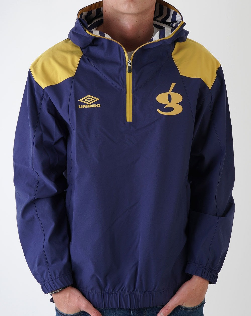 Umbro X Gio Goi Nautical Smock Marineblau/Senf