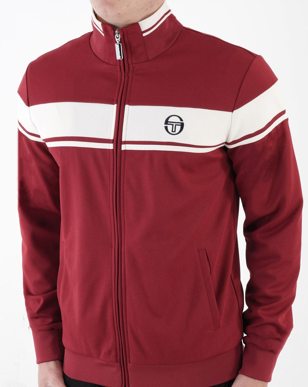 Sergio Tacchini Masters Trainingsjacke Merlot Off White