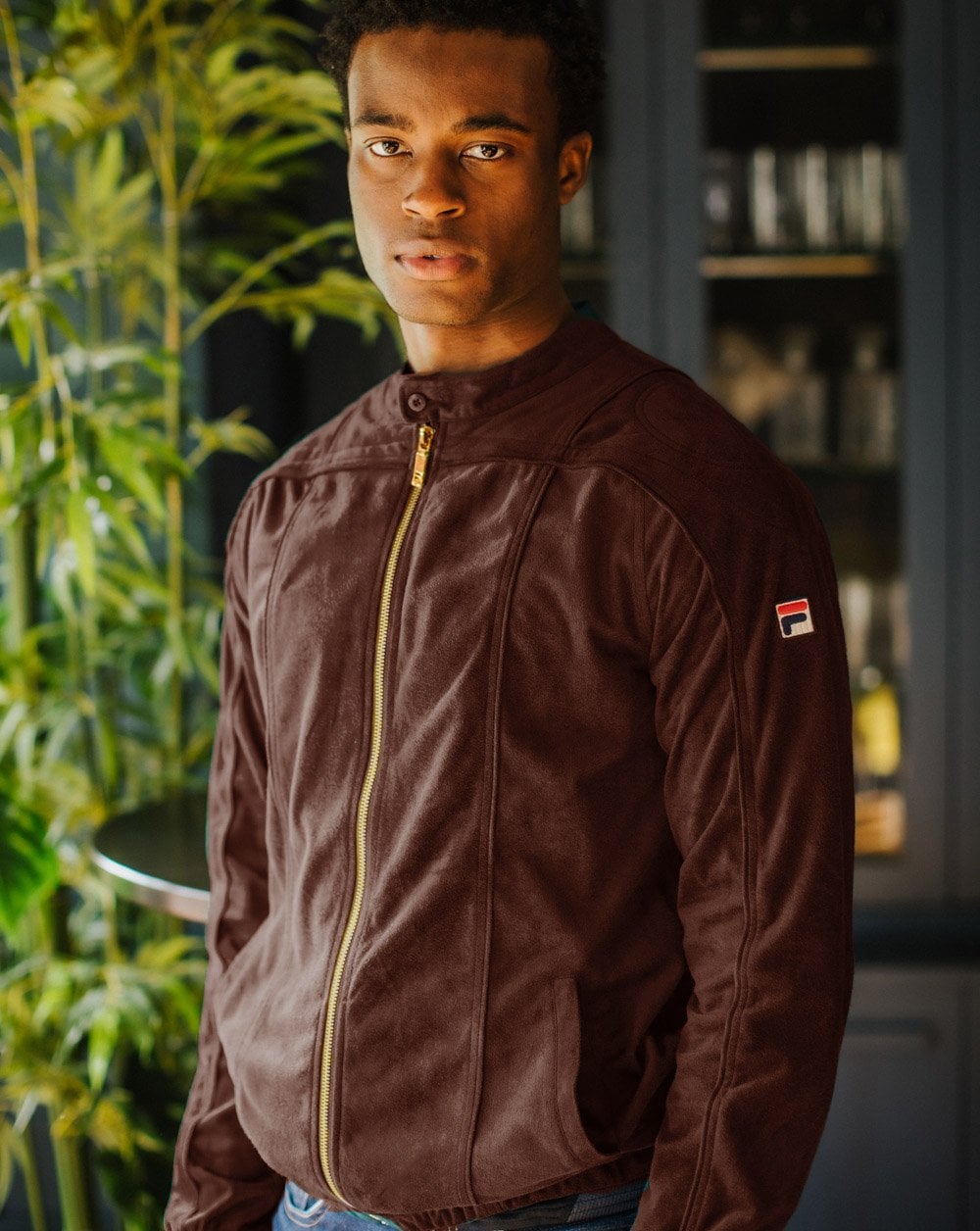 Fila Vintage Terrinda Trainingsjacke Braun