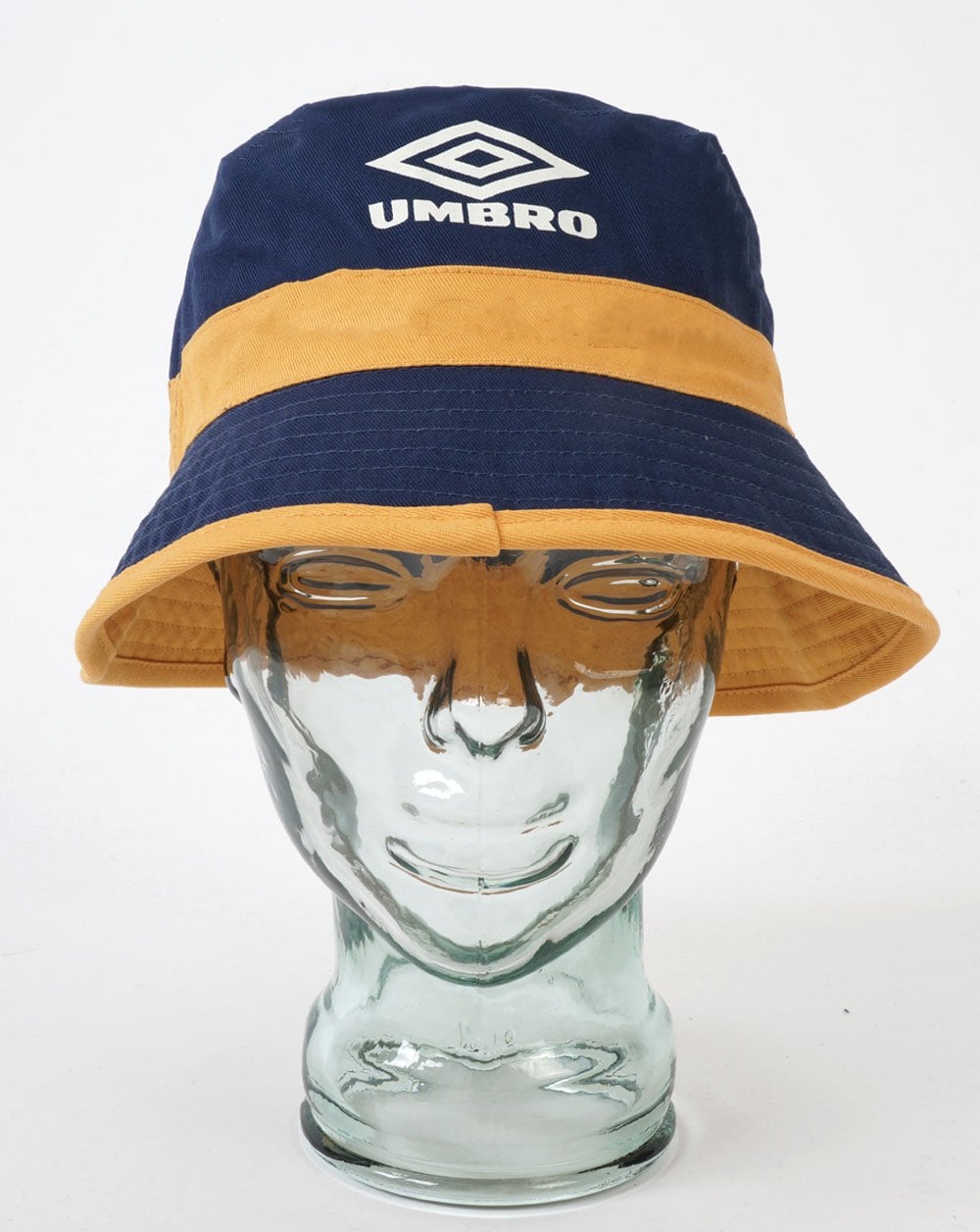 Umbro X Gio Goi Wendbarer Fischerhut Senfgelb/Marineblau