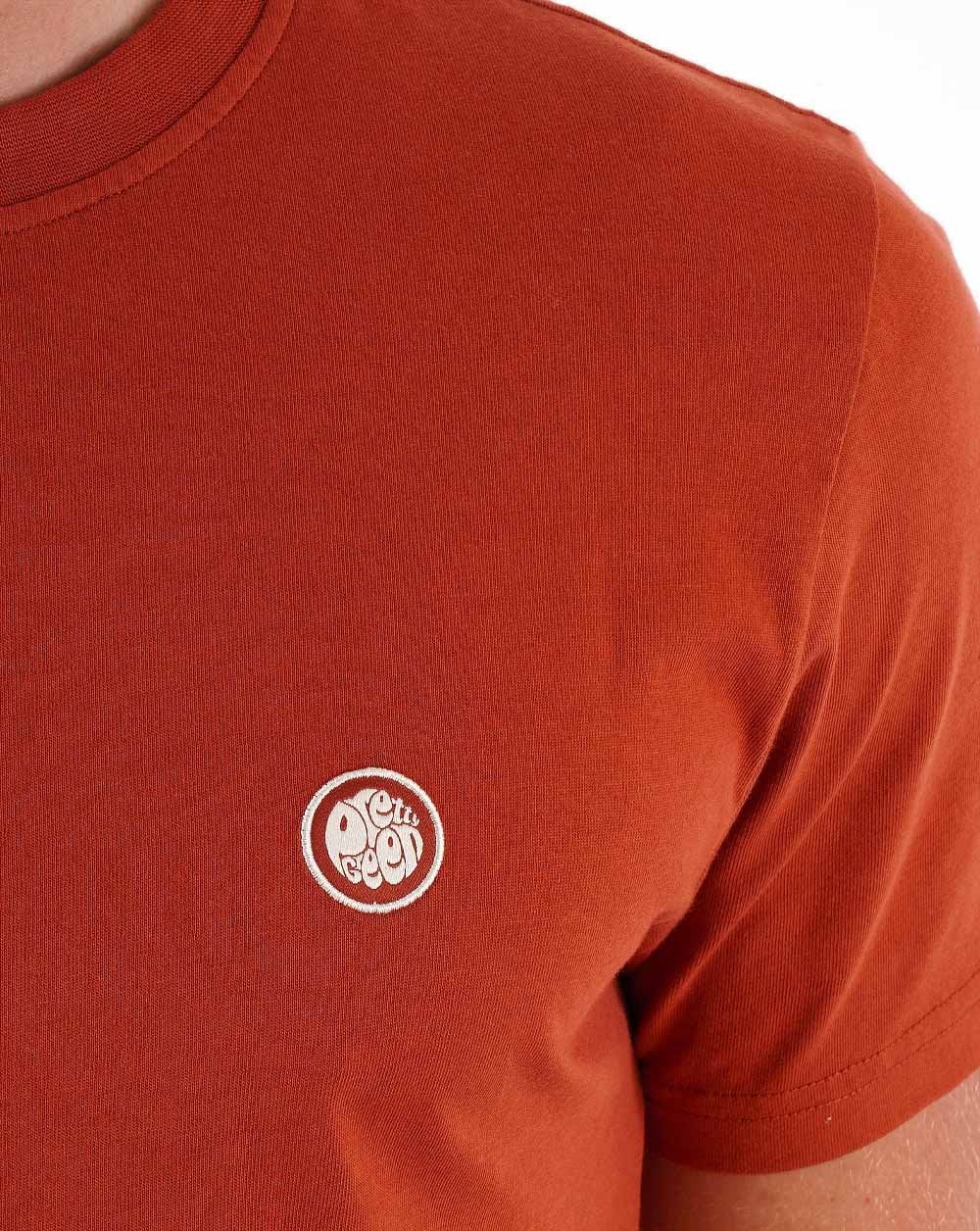 Pretty Green Mitchell T-Shirt Burnt Red