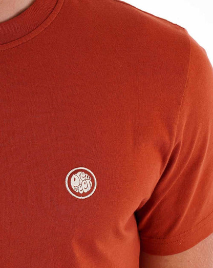 Pretty Green Mitchell T-Shirt Burnt Red