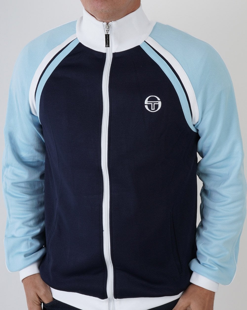 Sergio Tacchini Ghibli Trainingsoberteil Marineblau / Himmelblau