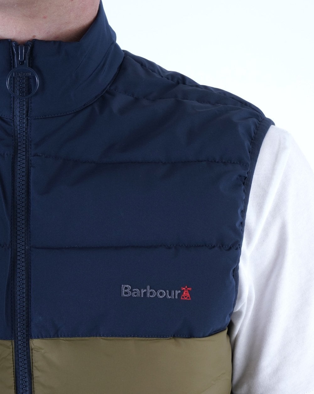 Barbour Heburn Weste Nordgrün