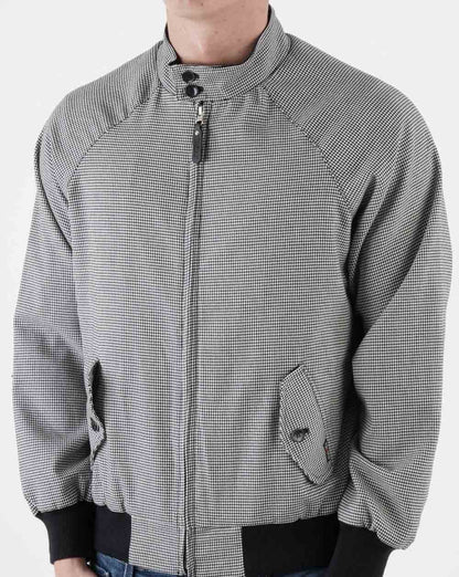 Trojan Dogtooth Harrington Jacke Schwarz/Weiß