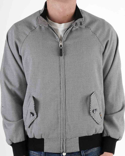Trojan Dogtooth Harrington Jacke Schwarz/Weiß