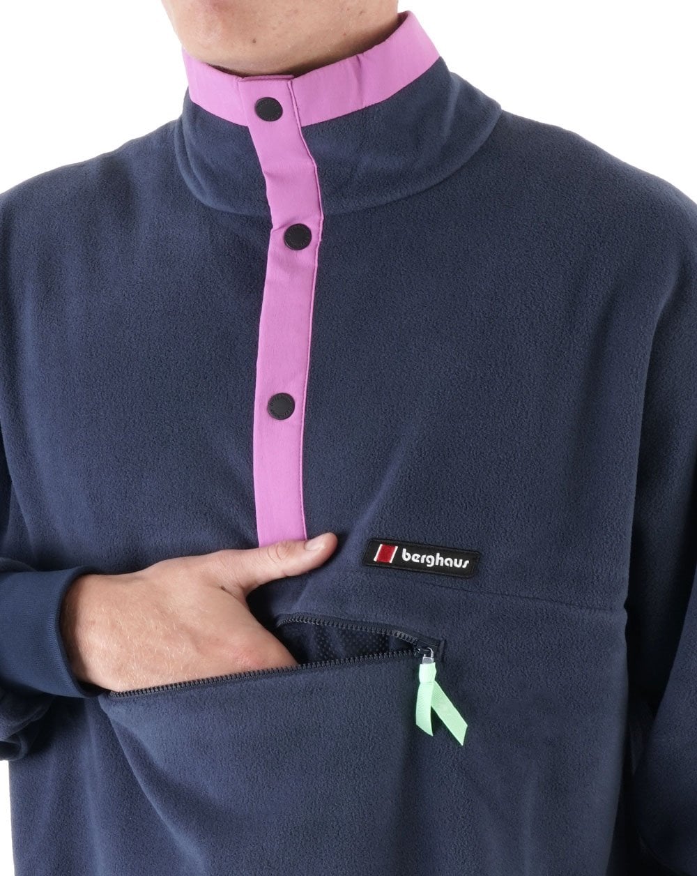 Berghaus Dean St. Polarplus Fleece Marine/Flieder