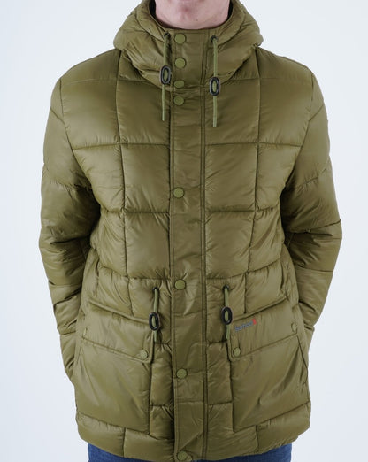 Barbour Fell Baffle Steppjacke Nordgrün