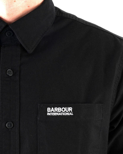 Barbour International Kinetic Hemd Schwarz