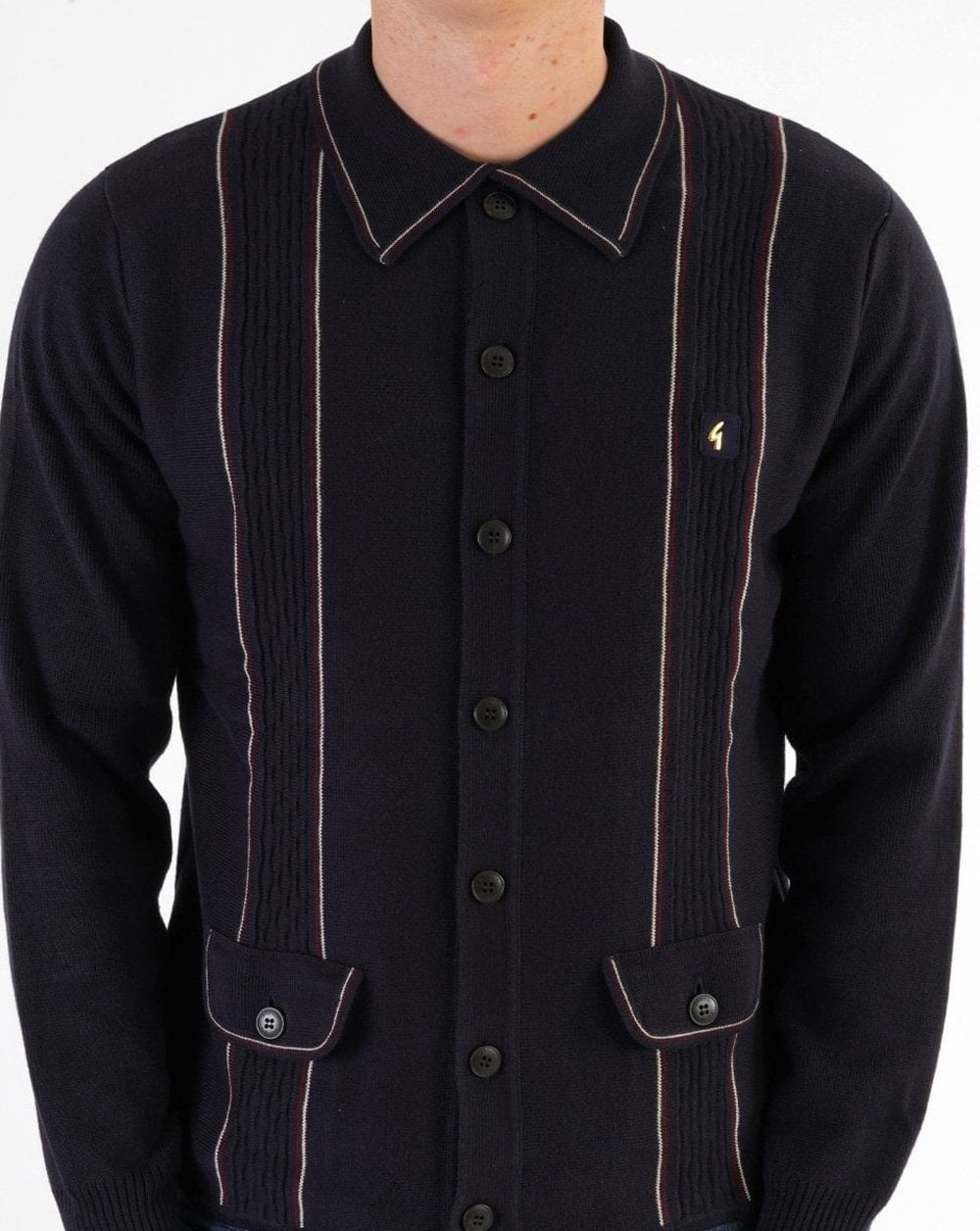 Gabicci Vintage Ethan Strickjacke Marineblau