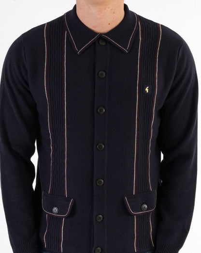 Gabicci Vintage Ethan Strickjacke Marineblau