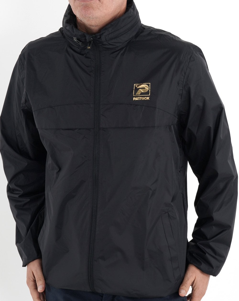 Patrick Villan Regenjacke Schwarz/Gold