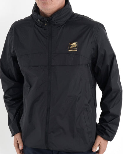 Patrick Villan Regenjacke Schwarz/Gold
