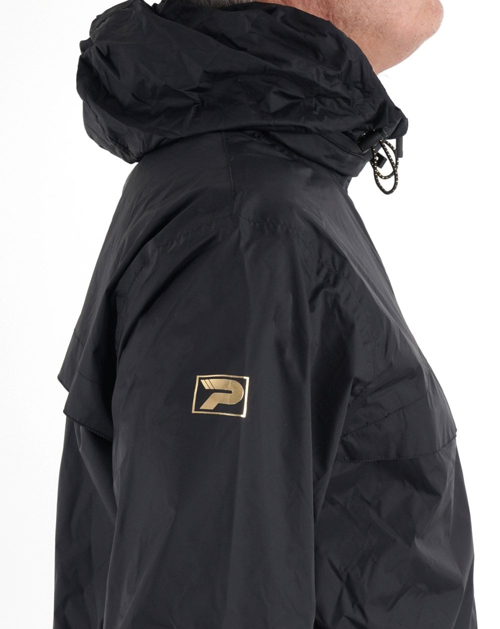 Patrick Villan Regenjacke Schwarz/Gold