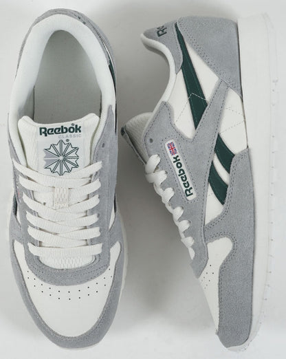 Reebok Classic Leather Sneakers Kreideweiß / Grau / Grün