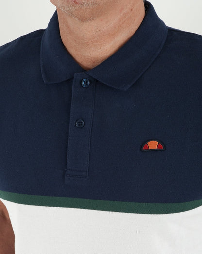 Ellesse Capello Poloshirt Marineblau/Weiß/Burgund