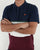 Ellesse Capello Polo Shirt Navy/White/Burgundy